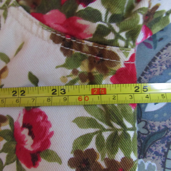ROAMAN'S WOMEN'S FLORAL JACKET SIZE 16W 100% COTTO - Picture 7 of 8